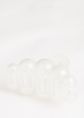 Nube wolken haarclip, wit, large