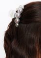 Nube wolken haarclip, wit, large