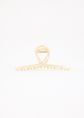 Metal haarclip, goud, large