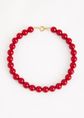Gekleurde kralenketting, bordeaux, large