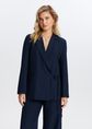 Blazer met strik, donkerblauw, large