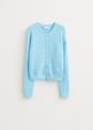 Oversized vest, lichtblauw, large