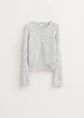 Oversized vest, grijs, licht melee, large