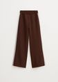 Trackpants met streep, donkerbruin, large