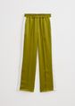 Satijnen broek, groen, kiwi, large